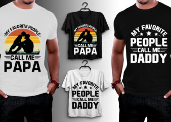 Papa Daddy T-Shirt Design