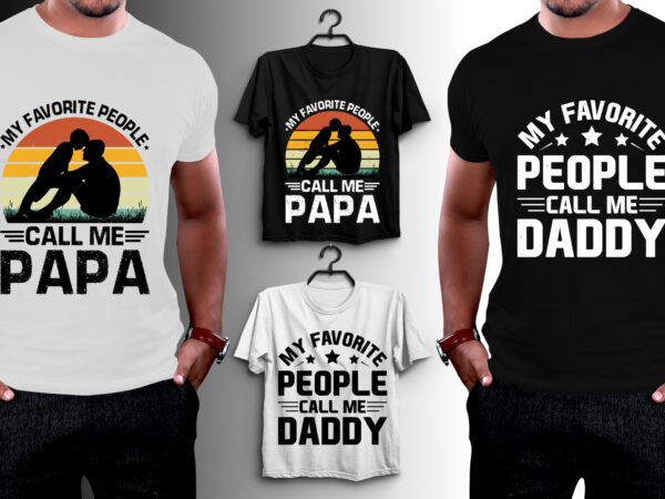 Papa daddy t-shirt design