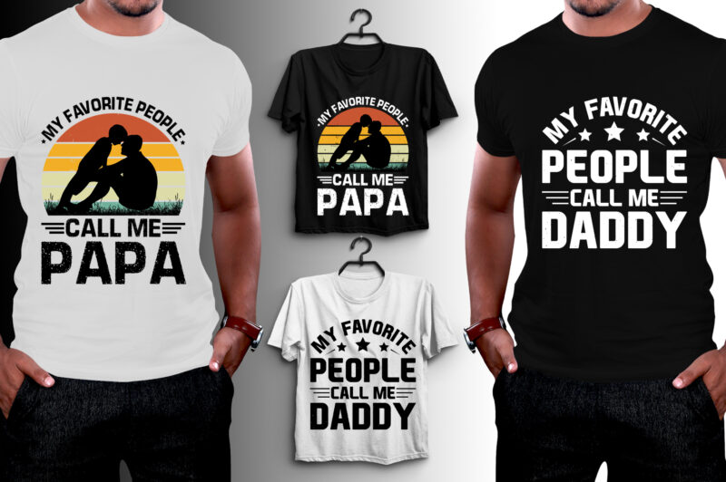 Papa Daddy T-Shirt Design