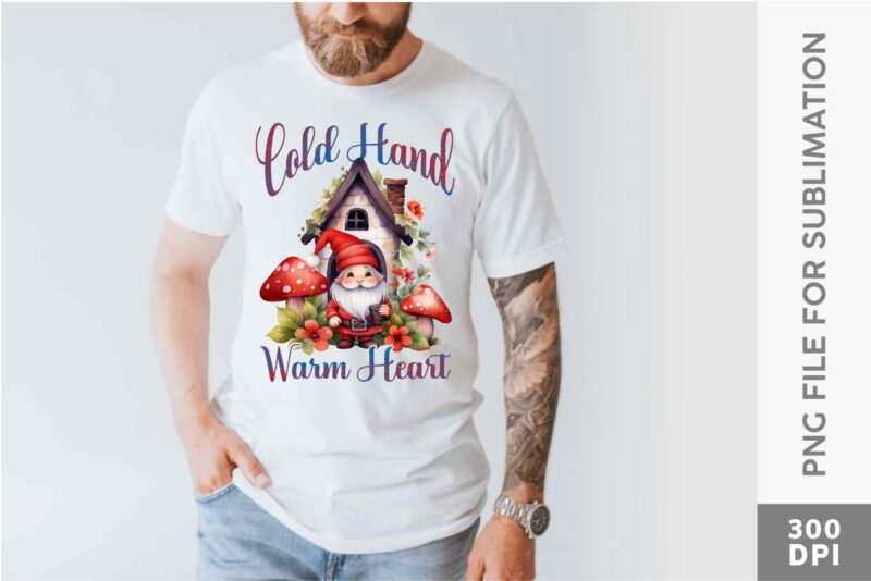 Cute Christmas Gnomes Farmhouse Sublimation Designs Bundle