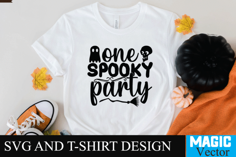 One Spooky Party SVG Cut File,halloween svg, halloween svg free, disney halloween svg, free halloween svg files for cricut, happy halloween svg, disney halloween svg free, halloween svg files, nike