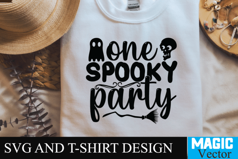 One Spooky Party SVG Cut File,halloween svg, halloween svg free, disney halloween svg, free halloween svg files for cricut, happy halloween svg, disney halloween svg free, halloween svg files, nike