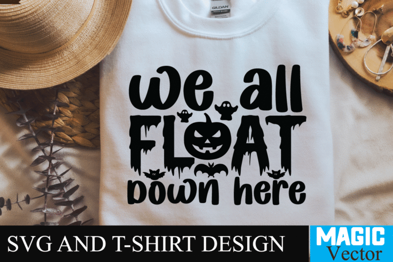 We All Float Down Here SVG Cut File,halloween svg, halloween svg free, disney halloween svg, free halloween svg files for cricut, happy halloween svg, disney halloween svg free, halloween svg