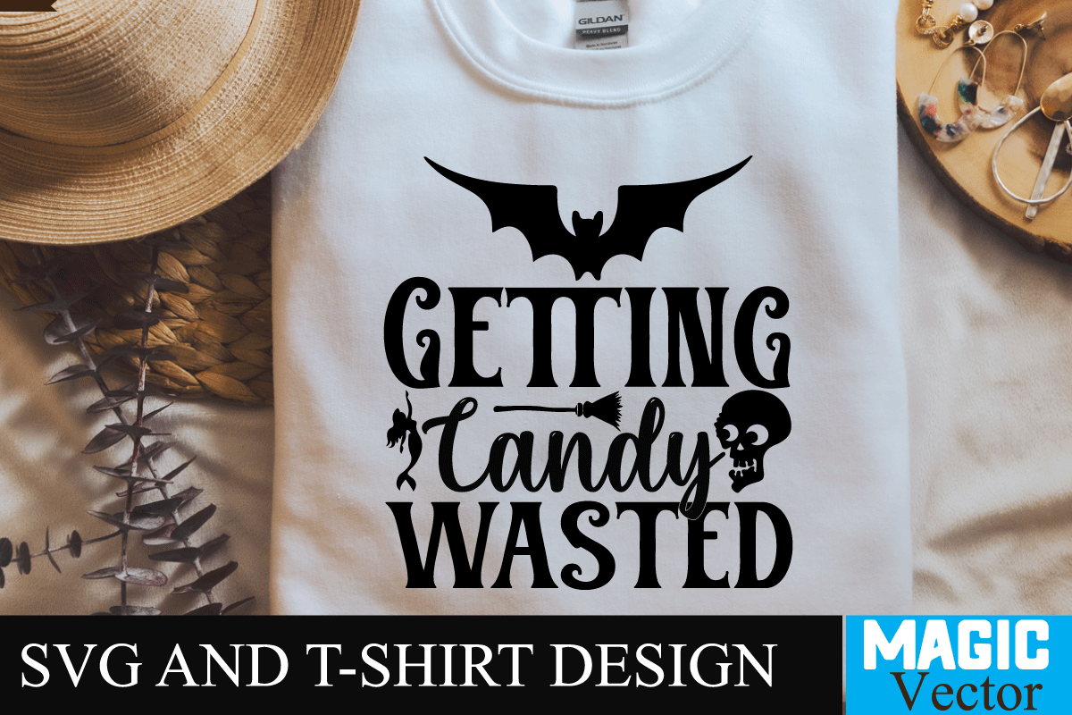 Getting candy wasted svg cut file halloween svg halloween svg free