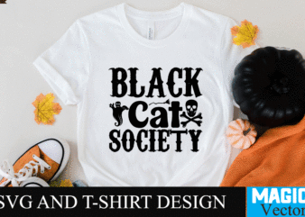Black Cat Society SVG Cut File,halloween svg, halloween svg free, disney halloween svg, free halloween svg files for cricut, happy halloween svg, disney halloween svg free, halloween svg files, nike t shirt template