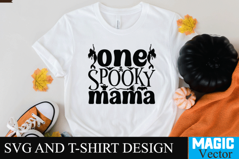 One Spooky Mama SVG Cut File,halloween svg, halloween svg free, disney halloween svg, free halloween svg files for cricut, happy halloween svg, disney halloween svg free, halloween svg files, nike