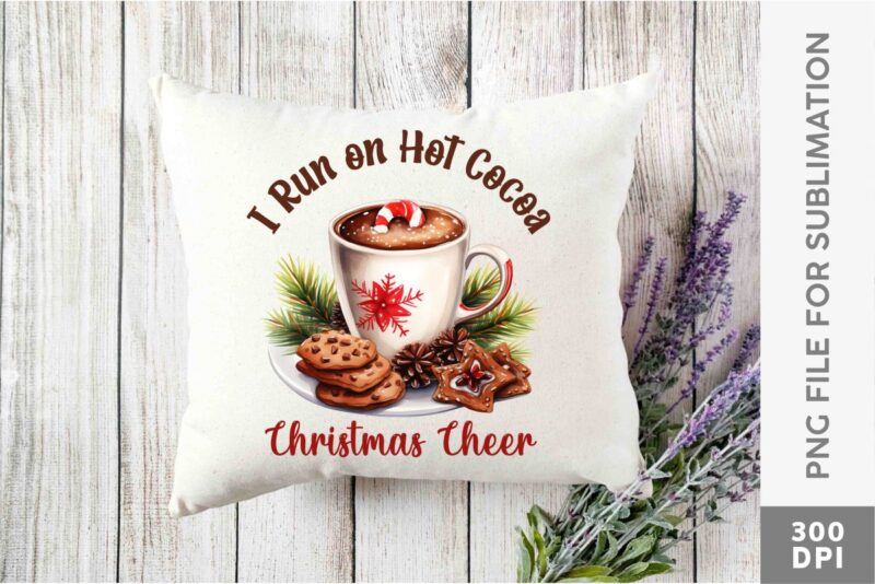 Christmas Hot Cocoa Sublimation Designs Bundle