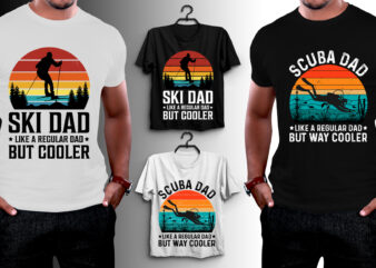 Regular Dad But Cooler T-Shirt Design