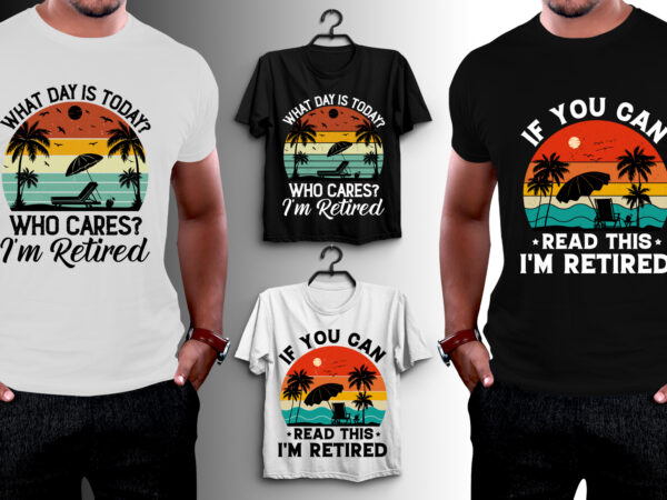 Retired t-shirt design