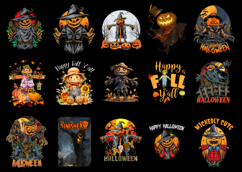 15 Scarecrow Pumpkin Shirt Designs Bundle For Commercial Use, Scarecrow Pumpkin T-shirt, Scarecrow Pumpkin png file, Scarecrow Pumpkin digital file, Scarecrow Pumpkin gift, Scarecrow Pumpkin download, Scarecrow Pumpkin design AMZ