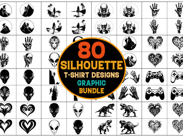 Silhouette craft vector graphic bundle