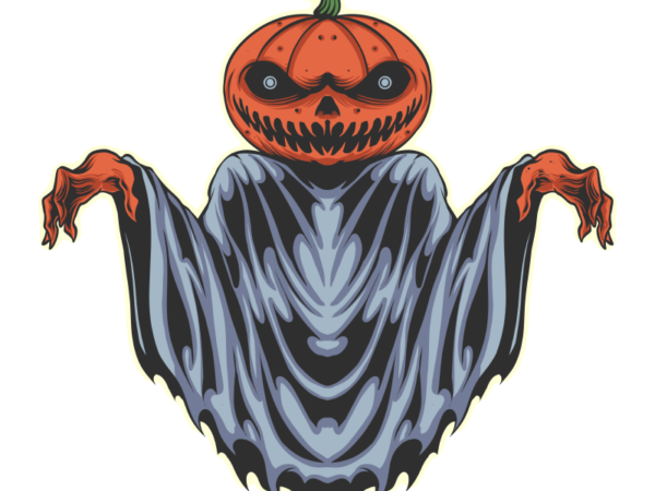 Spooky pumpkin t shirt template vector