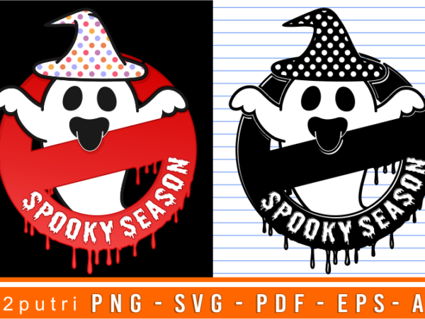 Spooky season funny kids halloween t shirt design vector