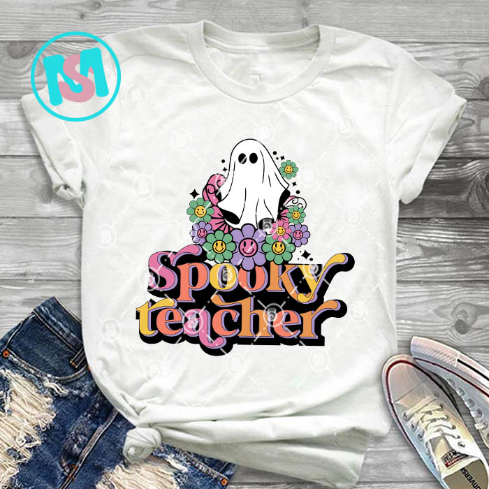 Halloween Teacher Bundle, Boo, Ghost, Teacher, Spooky Digital Download