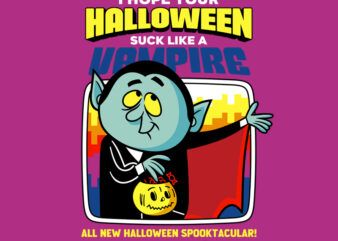 Suck like a Vampire t shirt template vector