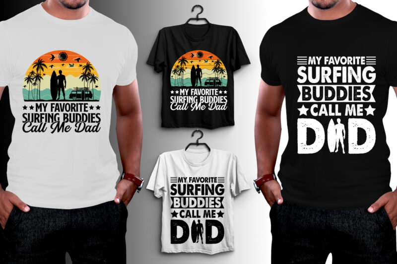 Surfing T-Shirt Design