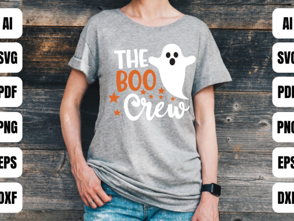 The boo crew t shirt designs for sale