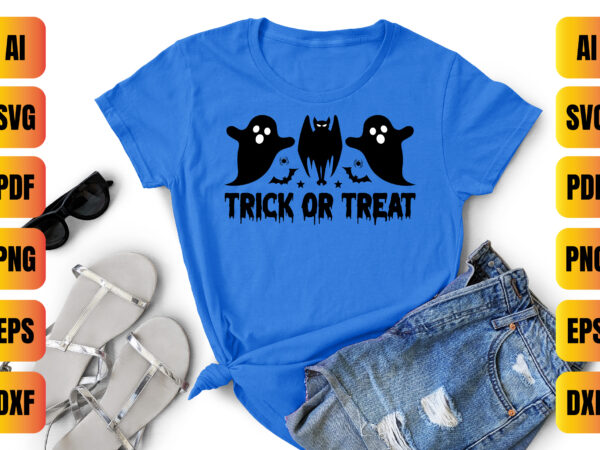 Trick or treat t shirt designs for sale