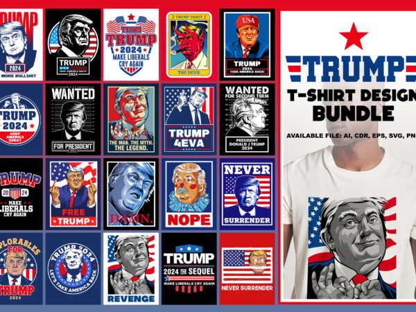 Trump t-shirt design bundle