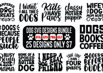 dog svg designs bundle