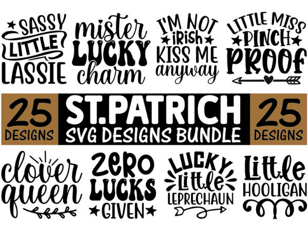 St.patrick’s day designs bundle