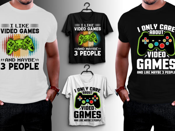 Video game t-shirt design