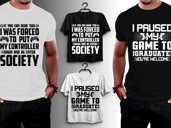 Video game t-shirt design