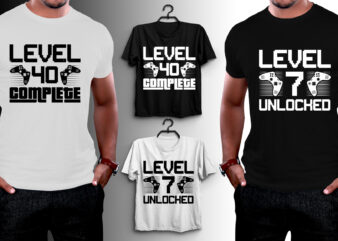 Video Gamer Birthday T-Shirt Design