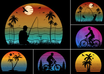 Vintage Sunset T-Shirt Graphic