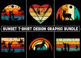 Vintage Sunset T-Shirt Graphic