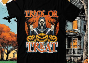Trick or Treat T-Shirt Design, Trick or Treat Vector T-Shirt Design, Trick or Treat , Boo Boo Crew T-Shirt Design, Boo Boo Crew Vector T-Shirt Design, Happy Halloween T-shirt Design,