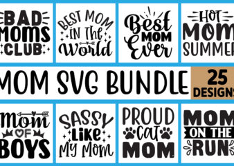 mom svg bundle