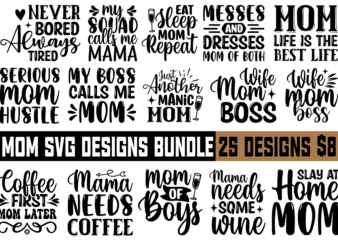 mom svg designs bundle