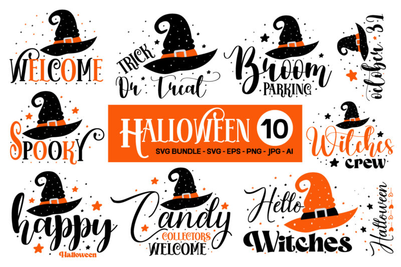 Halloween T-shirt Design Bundle