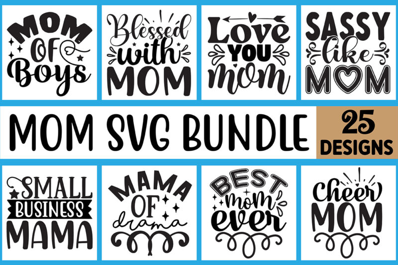 mom svg bundle