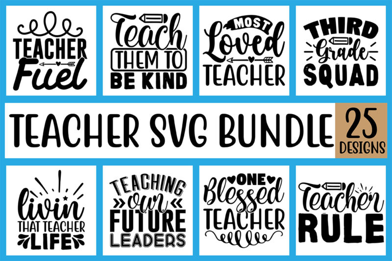 teacher svg bundle