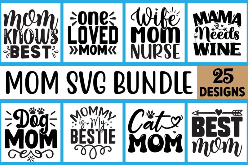 mom svg bundle