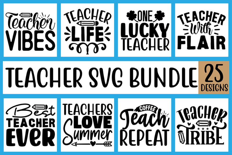 teacher svg bundle