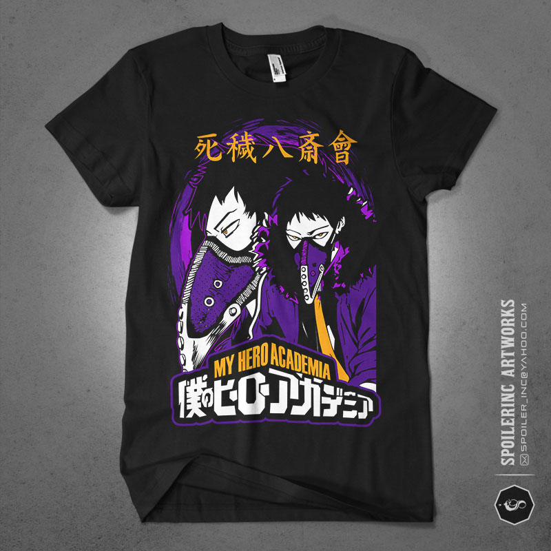 populer anime lover tshirt design bundle illustration part 12