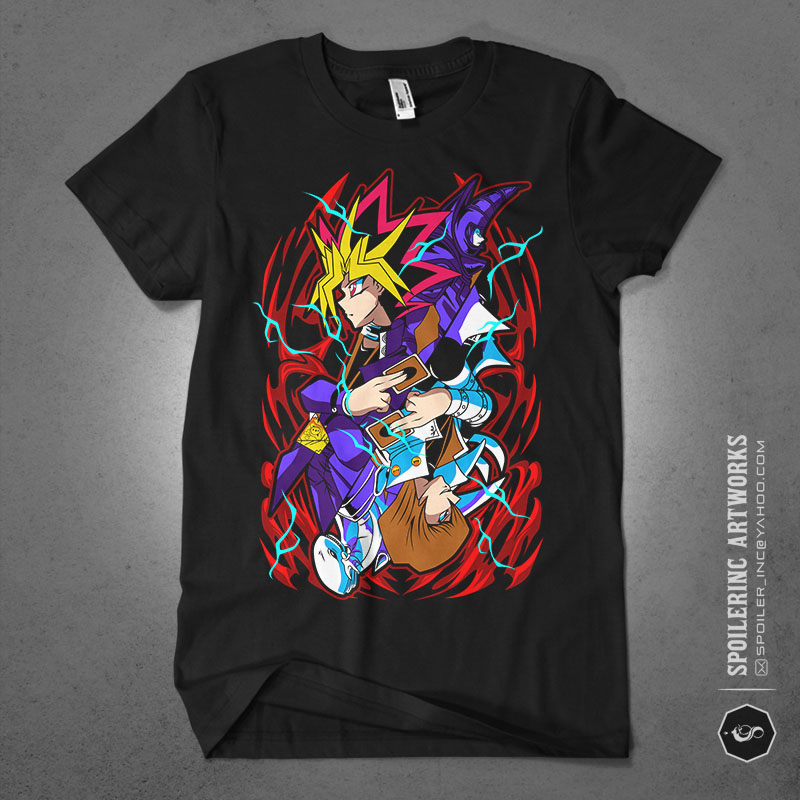 populer anime lover tshirt design bundle illustration part 10
