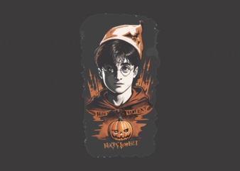 Harry Potter On Halloween Tshirt Graphic