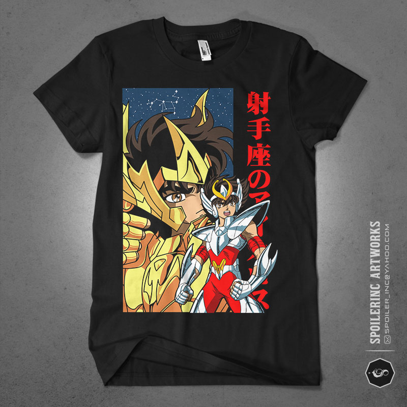 t-shirt vector populer anime lover tshirt design bundle illustration part 14