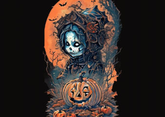 Spooky Hallowen Tshirt Design