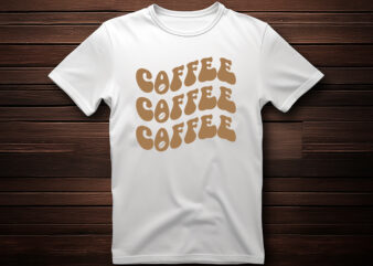 coffee text for t shirt design