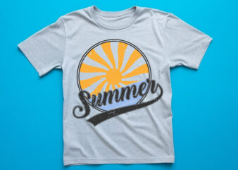 summer vector t shirt design