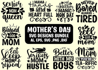 mother’s day svg designs bundle