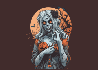 Zombies Halloween Tshirt Design