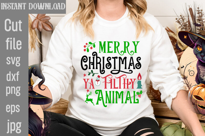 Christmas T-Shirt Bundle , Christmas Vector T-Shirt Design , Santa Vector T-Shirt Design , Christmas Sublimation Bundle , Christmas SVG Mega Bundle , 220 Christmas Design , Christmas svg bundle
