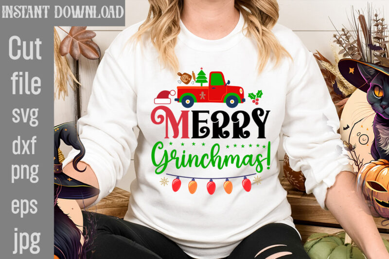 Merry Grinchmas! T-shirt Design,Merry Christmas Ya Filthy Animal T-shirt Design,I Wasn't Made For Winter SVG cut fileWishing You A Merry Christmas T-shirt Design,Stressed Blessed & Christmas Obsessed T-shirt Design,Baking Spirits