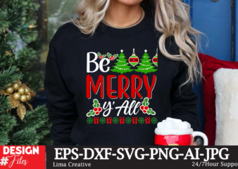 Be Merry Y’All Christmas SVG Bundle, Christmas SVG, Winter svg, Santa SVG, Holiday, Merry Christmas, Elf svg, Funny Christmas Shirt, Cut File for Cricut Christmas SVG Bundle, Merry Christmas svg,